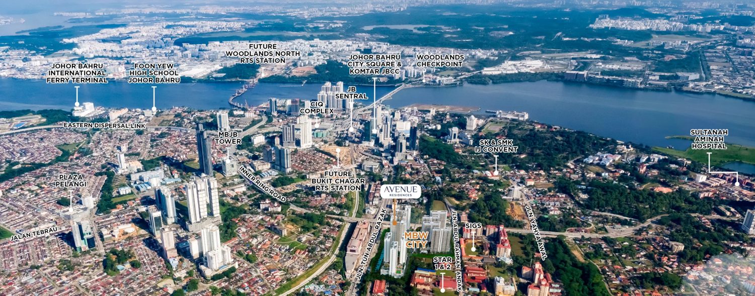 Avenue Residences official location map