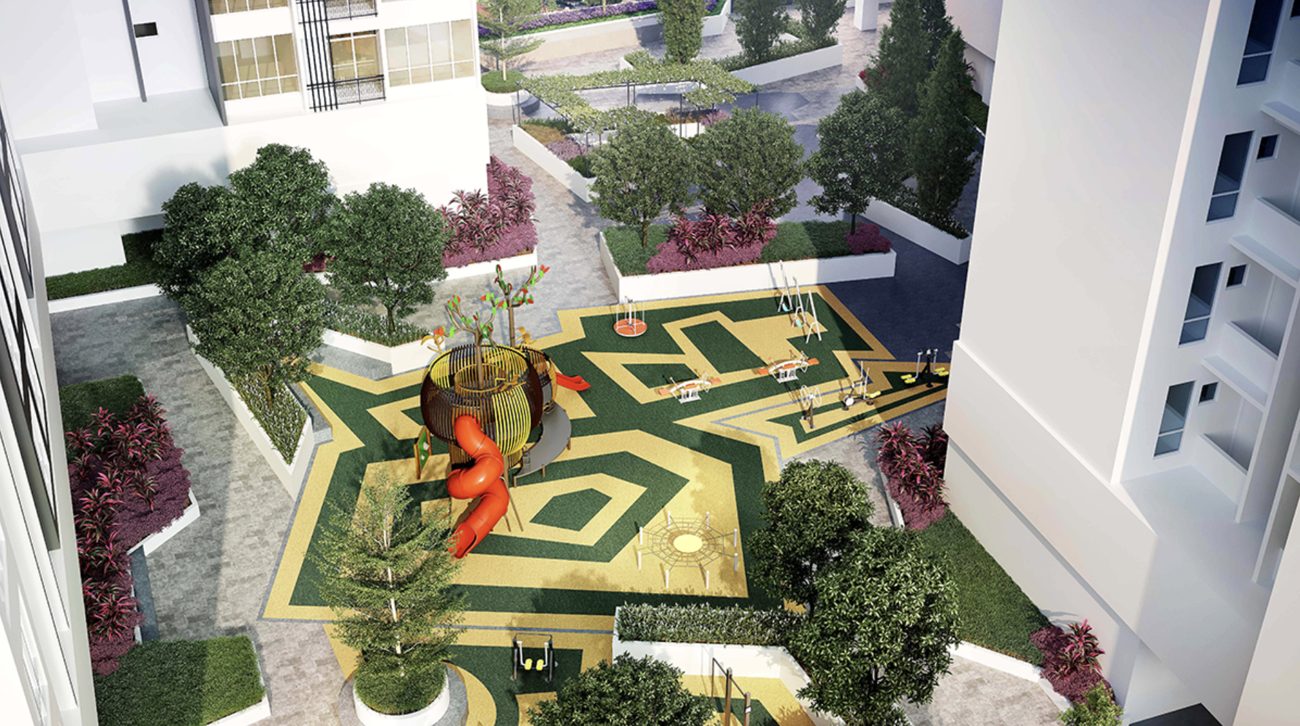 Avenue Residences playground and outdoor gym